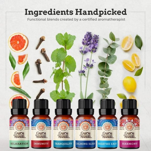 Guru Nanda - 6 Essential Oil Blends Set - Picture 6 of 8